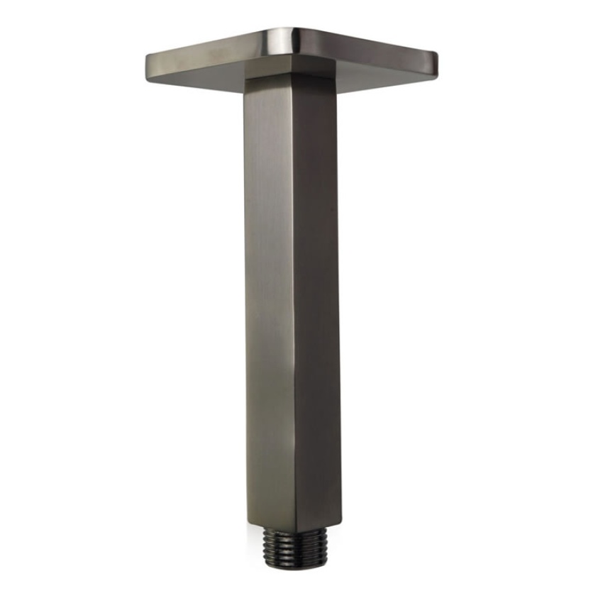 Cutout image of JTP Hix Brushed Black Ceiling Shower Arm